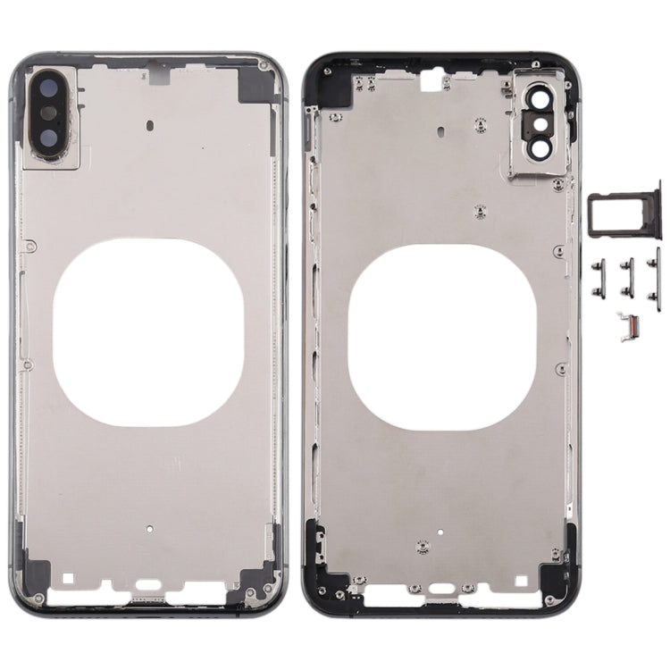 Transparent Back Cover with Camera Lens & SIM Card Tray & Side Keys for iPhone XS Max, For iPhone XS Max(Transparent), For iPhone XS Max(Transparent Back)