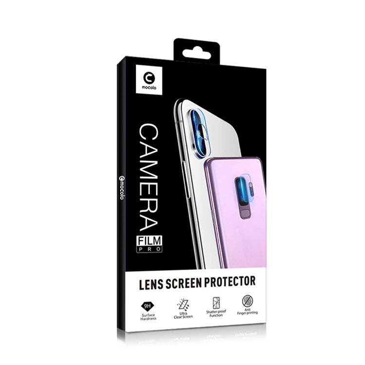 For iPhone XS Max mocolo 0.15mm 9H 2.5D Round Edge Rear Camera Lens Tempered Glass Film