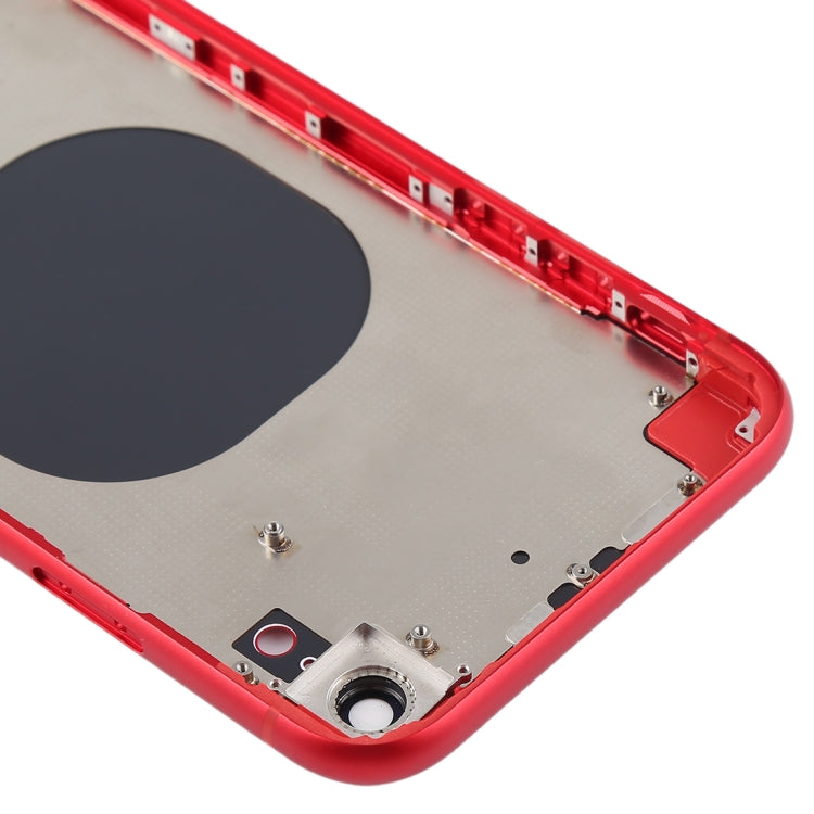 Coque arrière avec objectif d'appareil photo, plateau pour carte SIM et touches latérales pour iPhone XR (avec touches latérales)