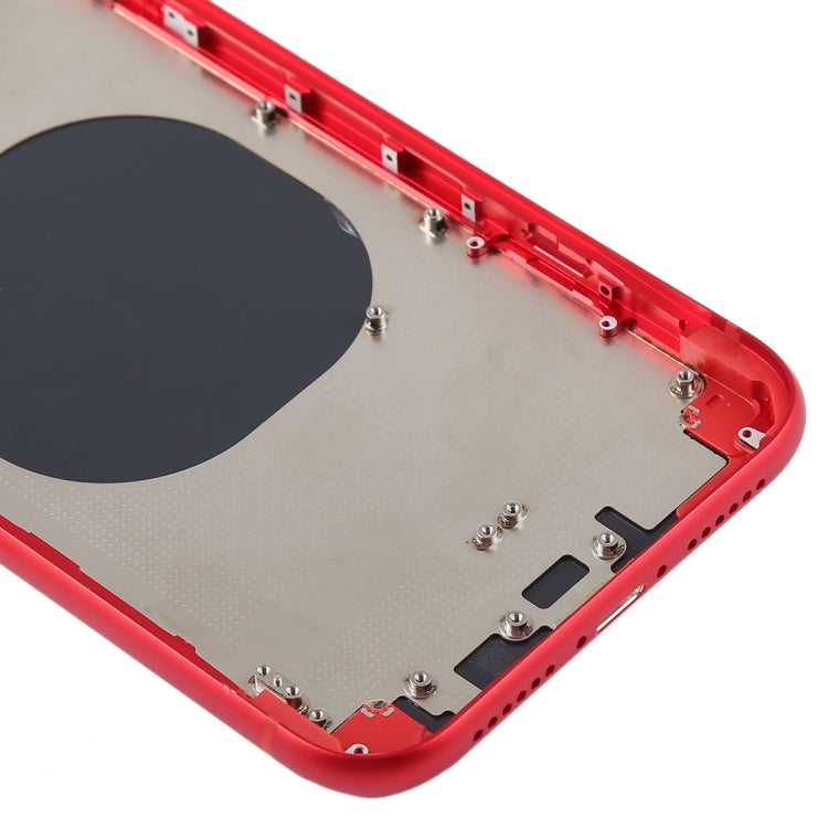 Coque arrière avec objectif d'appareil photo, plateau pour carte SIM et touches latérales pour iPhone XR (avec touches latérales)