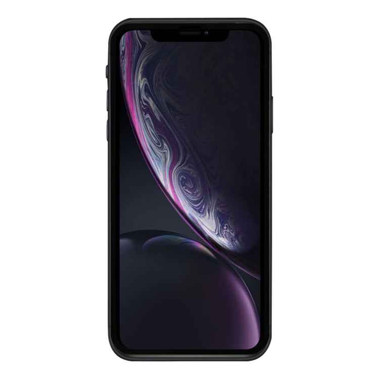 For iPhone 11 / XR 9H 2.5D Ultrathin Silk-screen Carbon Fiber Full Screen Protector Film