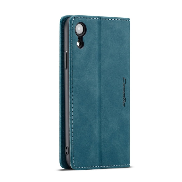 For iPhone XR CaseMe-013 Multifunctional Retro Frosted Horizontal Flip Leather Case with Card Slot & Holder & Wallet