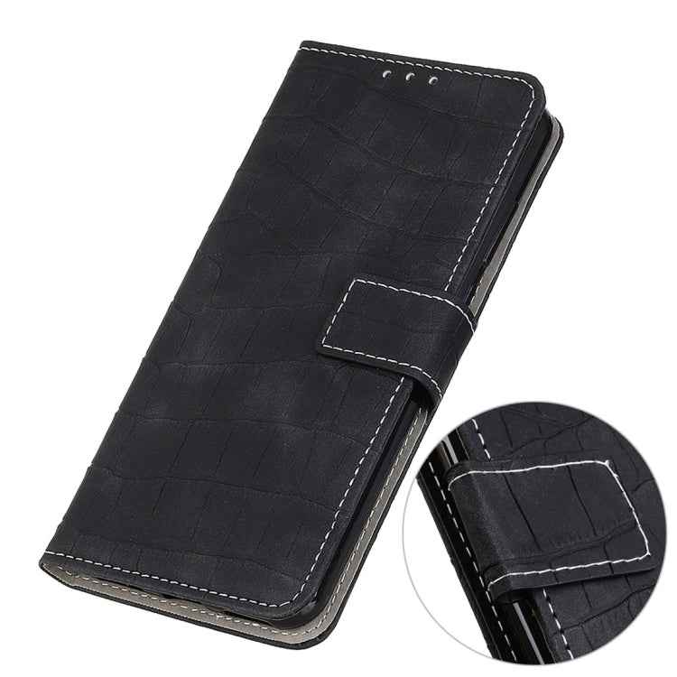 For iPhone XR Crocodile Texture Horizontal Flip Leather Case with Holder & Wallet & Card Slots & Photo Frame