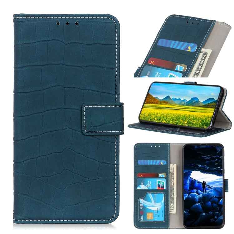 For iPhone XR Crocodile Texture Horizontal Flip Leather Case with Holder & Wallet & Card Slots & Photo Frame