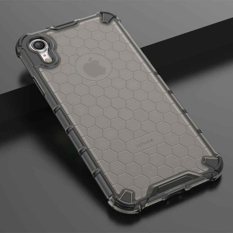 For iPhone XR Shockproof Honeycomb PC + TPU Protective Case