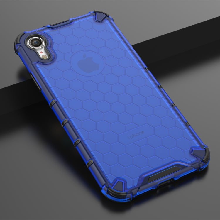 For iPhone XR Shockproof Honeycomb PC + TPU Protective Case