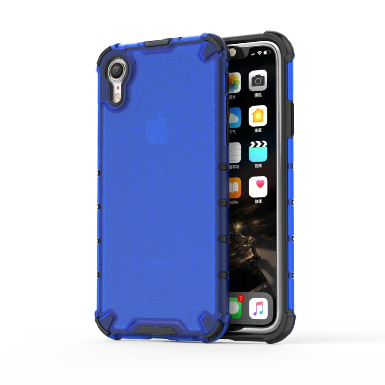 For iPhone XR Shockproof Honeycomb PC + TPU Protective Case, For iPhone XR
