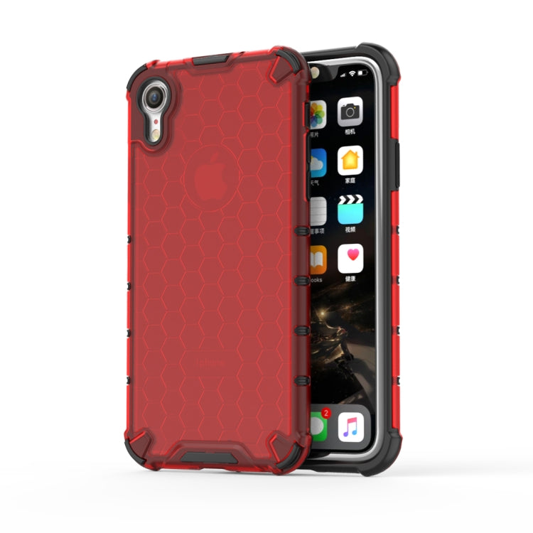 For iPhone XR Shockproof Honeycomb PC + TPU Protective Case, For iPhone XR