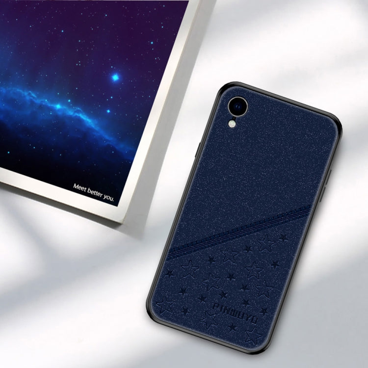 For iPhone XR PINWUYO Full Coverage Waterproof Shockproof PC+TPU+PU Case