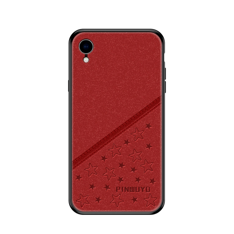 For iPhone XR PINWUYO Full Coverage Waterproof Shockproof PC+TPU+PU Case