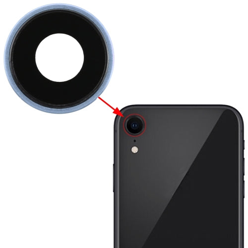 Back Camera Bezel with Lens Cover for iPhone XR, For iPhone XR(Rose Gold), For iPhone XR, For iPhone XR(Blue) - BSPART