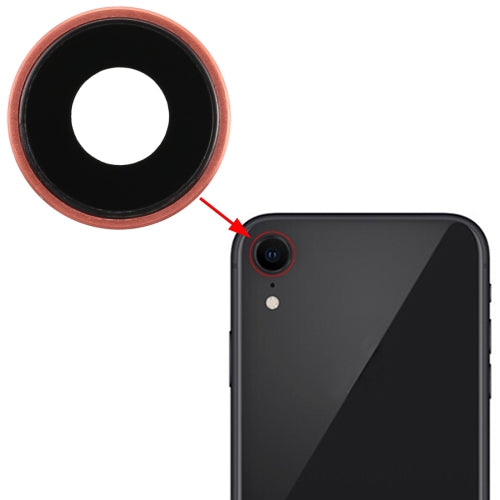 Back Camera Bezel with Lens Cover for iPhone XR, For iPhone XR(Rose Gold), For iPhone XR, For iPhone XR(Blue) - BSPART