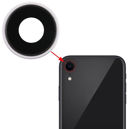 Back Camera Bezel with Lens Cover for iPhone XR, For iPhone XR, For iPhone XR(Rose Gold)