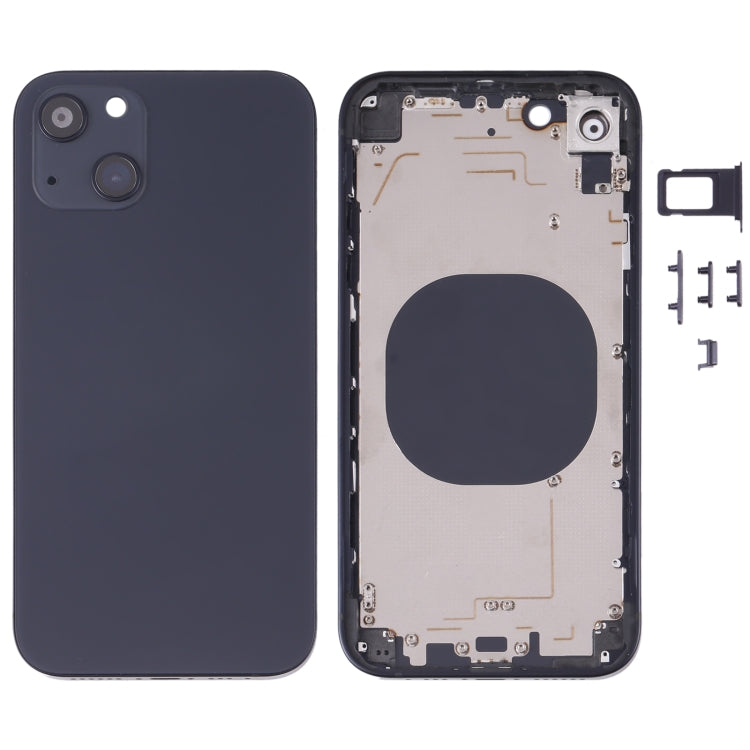 Back Housing Cover with Appearance Imitation of iP13 for iPhone XR, For iPXR to i13(Pink), For iPXR to i13(Red), For iPXR to i13(Black), For iPXR to i13(Blue), For iPXR to i13(Purple), For iPXR to i13(Green), For iPXR to i13(White) - BSPART