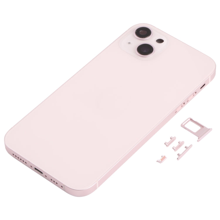 Back Housing Cover with Appearance Imitation of iP13 for iPhone XR, For iPXR to i13(Pink), For iPXR to i13(Red), For iPXR to i13(Black), For iPXR to i13(Blue), For iPXR to i13(Purple), For iPXR to i13(Green), For iPXR to i13(White) - BSPART