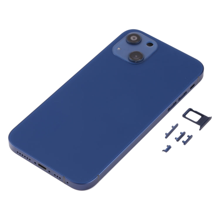 Back Housing Cover with Appearance Imitation of iP13 for iPhone XR, For iPXR to i13(Blue), For iPXR to i13(Purple), For iPXR to i13(Pink), For iPXR to i13(Red), For iPXR to i13(Green), For iPXR to i13(White)