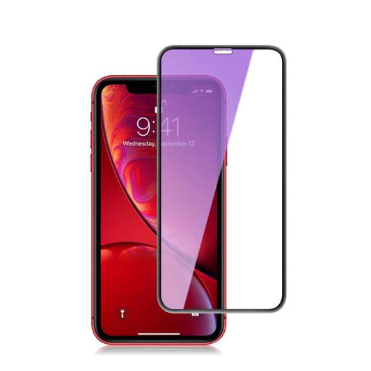 For iPhone 11 / XR mocolo 0.33mm 9H 3D Round Edge Anti Blue-ray Tempered Glass Film