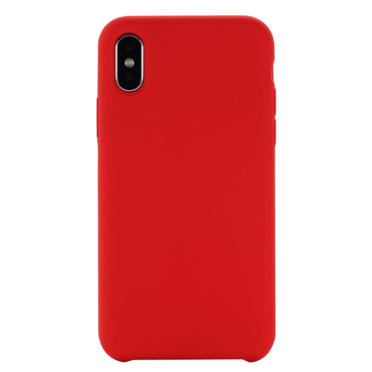 For iPhone XR Four Corners Full Coverage Liquid Silicone Case