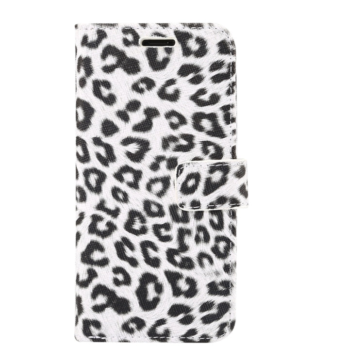 For iPhone XS Leopard Pattern Horizontal Flip Leather Case with Holder & Card Slots, For XS