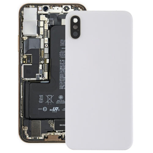 Battery Back Cover with Back Camera Bezel & Lens & Adhesive  for iPhone XS, For iPhone XS (Camera Lens+Adhesive), For iPhone XS with Camera Lens