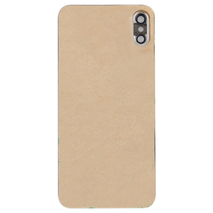 Battery Back Cover with Back Camera Bezel & Lens & Adhesive  for iPhone XS, For iPhone XS (Camera Lens+Adhesive), For iPhone XS with Camera Lens