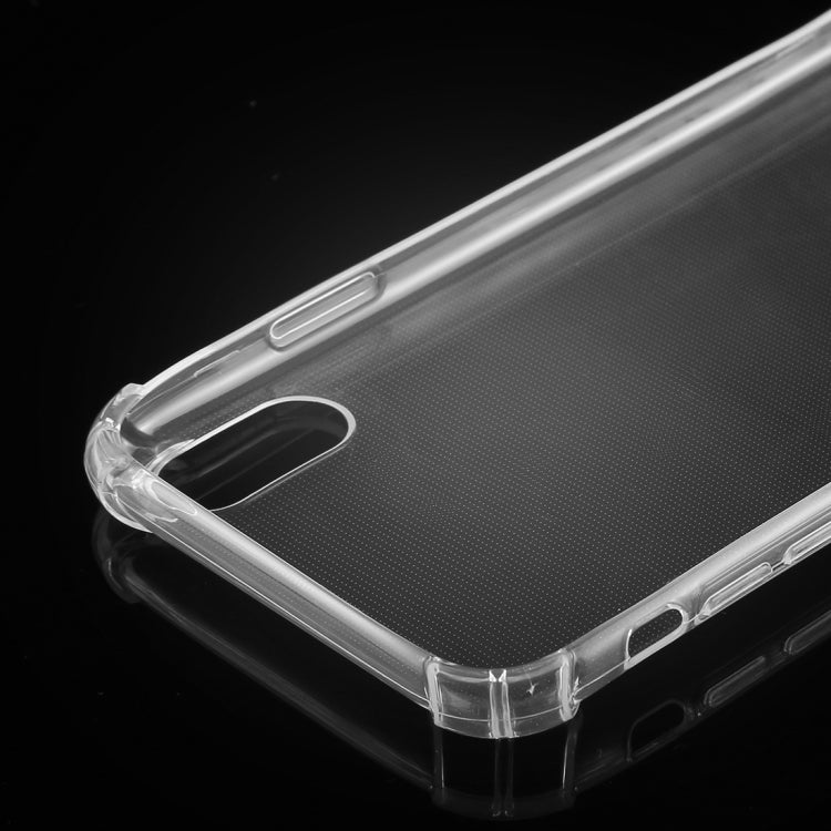 For iPhone XS 50pcs Ultrathin Transparent TPU Soft Protective Case