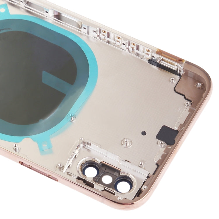 Back Cover with Camera Lens & SIM Card Tray & Side Keys for iPhone XS, For iPhone XS (Camera Lens+Side Keys), For iPhone XS with Side keys, For iPhone XS with Card Tray - BSPART