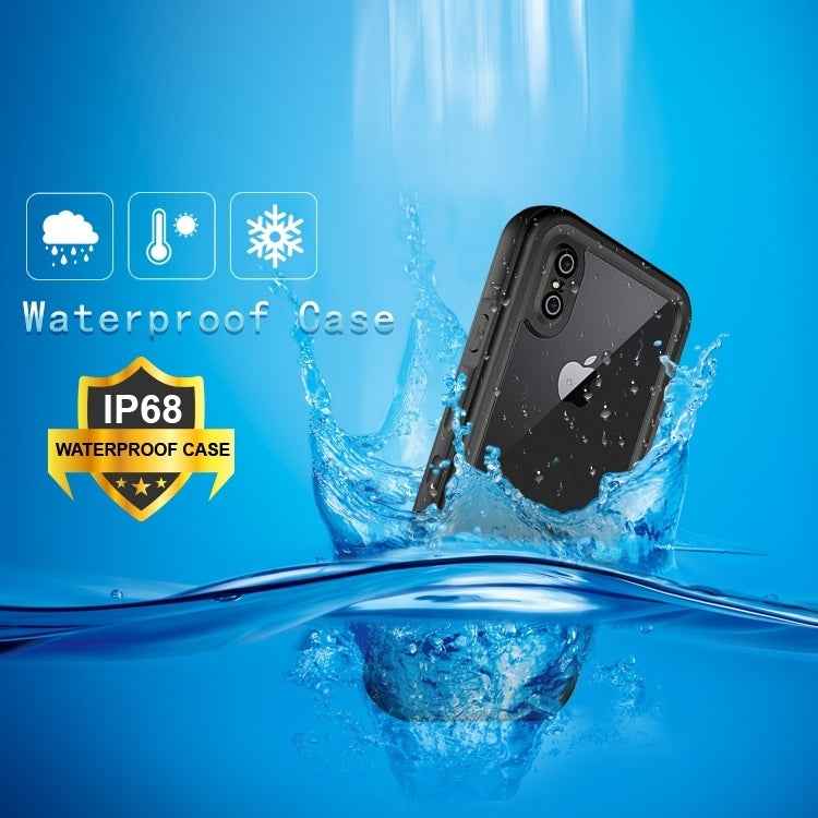 For iPhone X / XS 2m Waterproof Snowproof 2m Shockproof Dustproof PC+Silicone Case