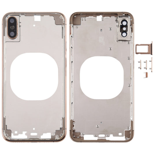 Transparent Back Cover with Camera Lens & SIM Card Tray & Side Keys for iPhone XS, For iPhone XS(Transparent), For iPhone XS  (Camera Len)