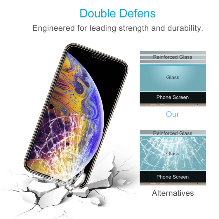 For iPhone 11 Pro / XS / X Anti-scratch 9H 9D Full Screen HD Tempered Glass Film, iPhone XS / X
