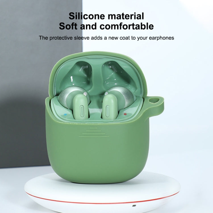 Wireless Earphones Pure Color Silicone Anti-fall Protective Case For JBL TUNE 220TWS
