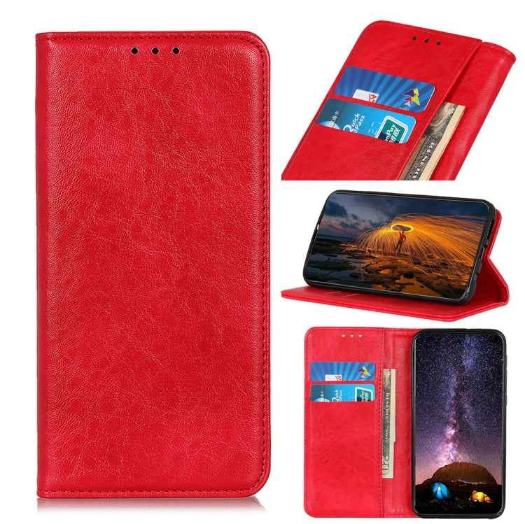 For iPhone 11 Magnetic Crazy Horse Texture Horizontal Flip Leather Case, with Holder & Card Slots & Wallet