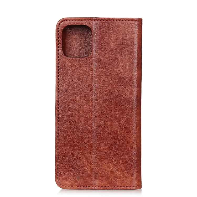 For iPhone 11 Magnetic Crazy Horse Texture Horizontal Flip Leather Case, with Holder & Card Slots & Wallet