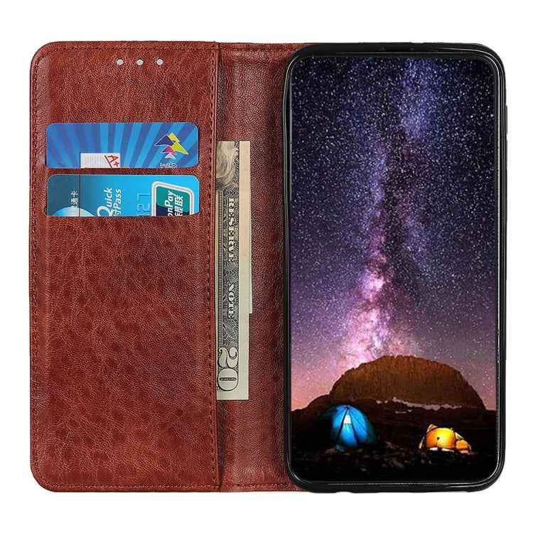 For iPhone 11 Magnetic Crazy Horse Texture Horizontal Flip Leather Case, with Holder & Card Slots & Wallet