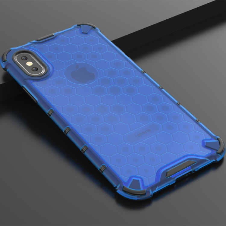 For iPhone X / XS Shockproof Honeycomb PC + TPU Protective Case, For iPhone X / XS