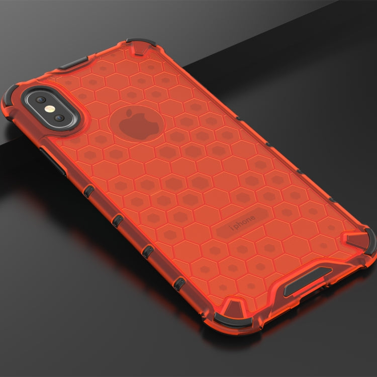 For iPhone X / XS Shockproof Honeycomb PC + TPU Protective Case, For iPhone X / XS