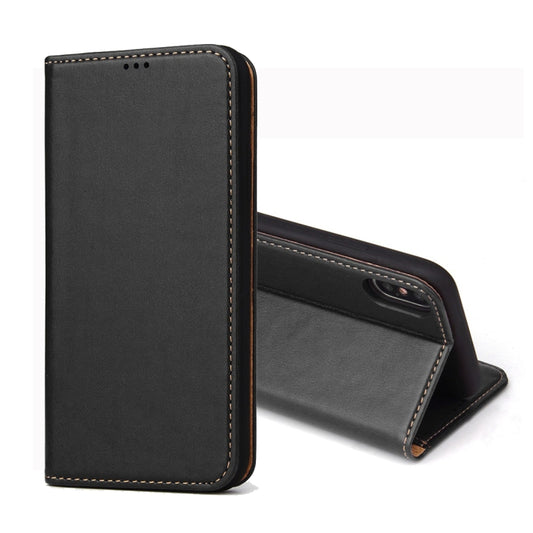 For iPhone X / XS Dermis Texture PU Horizontal Flip Leather Case with Holder & Card Slots & Wallet, For iPhone X / XS