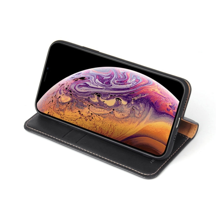 For iPhone X / XS Dermis Texture PU Horizontal Flip Leather Case with Holder & Card Slots & Wallet, For iPhone X / XS