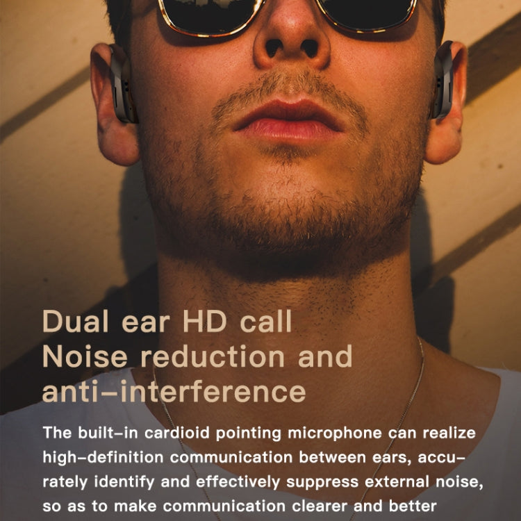 258 Wireless Ear-mounted Bluetooth Earphone with Charging Box & Digital Display, Support Touch & HD Call & Voice Assistant & NFC, MD03 Black, 258 White