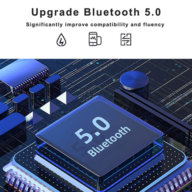 263 TWS CVC8.0 Noise Cancelling Bluetooth Earphone with Charging Box, Support Touch & Three-screen LED Battery Display & Phone Holder & Power Bank & HD Call & Voice Assistant