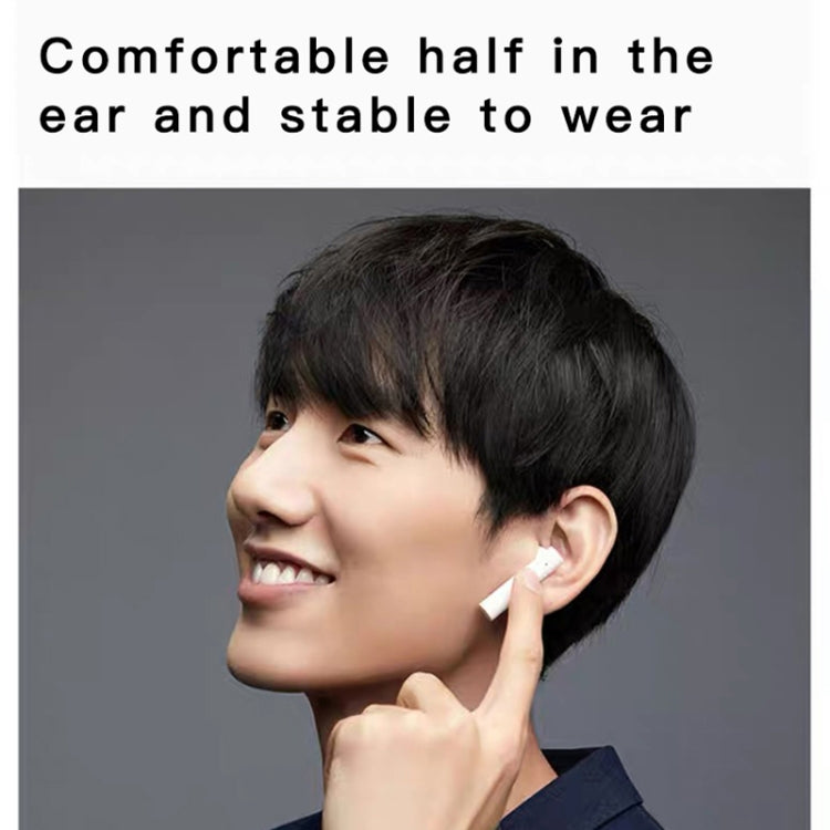 AIR2S TWS Dual Microphone Voice Noise Cancelling Touch Bluetooth Earphone with Charging Box, Support Light Display & Call & Voice Assistant & NFC, AIR2S Black, AIR2S White