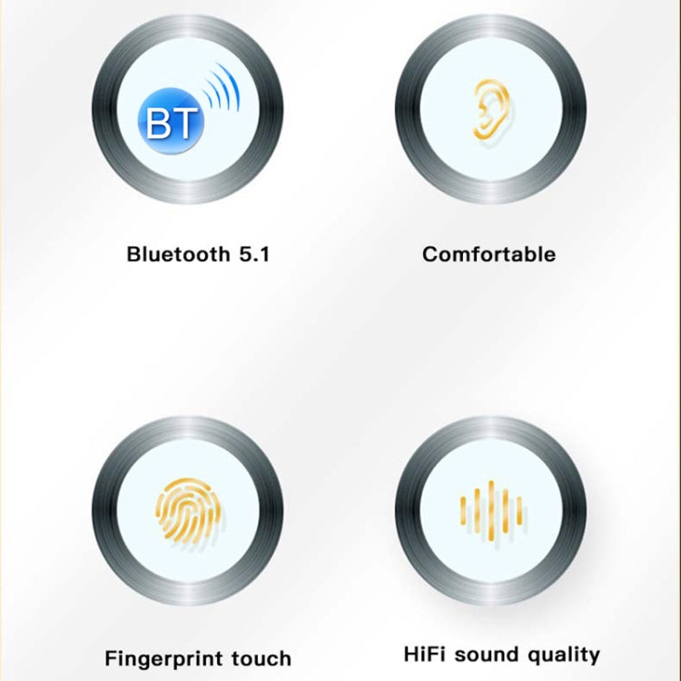 AIR2S TWS Dual Microphone Voice Noise Cancelling Touch Bluetooth Earphone with Charging Box, Support Light Display & Call & Voice Assistant & NFC, AIR2S Black, AIR2S White