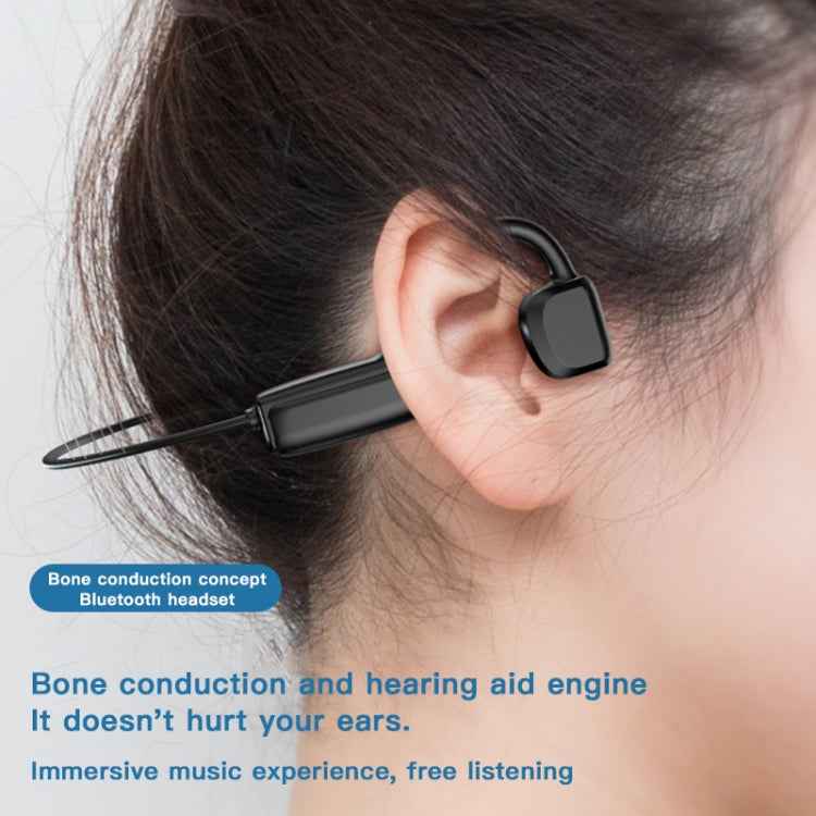 G1 Bluetooth 5.0 Wireless Ear-mounted Sports Bone Conduction Earphone