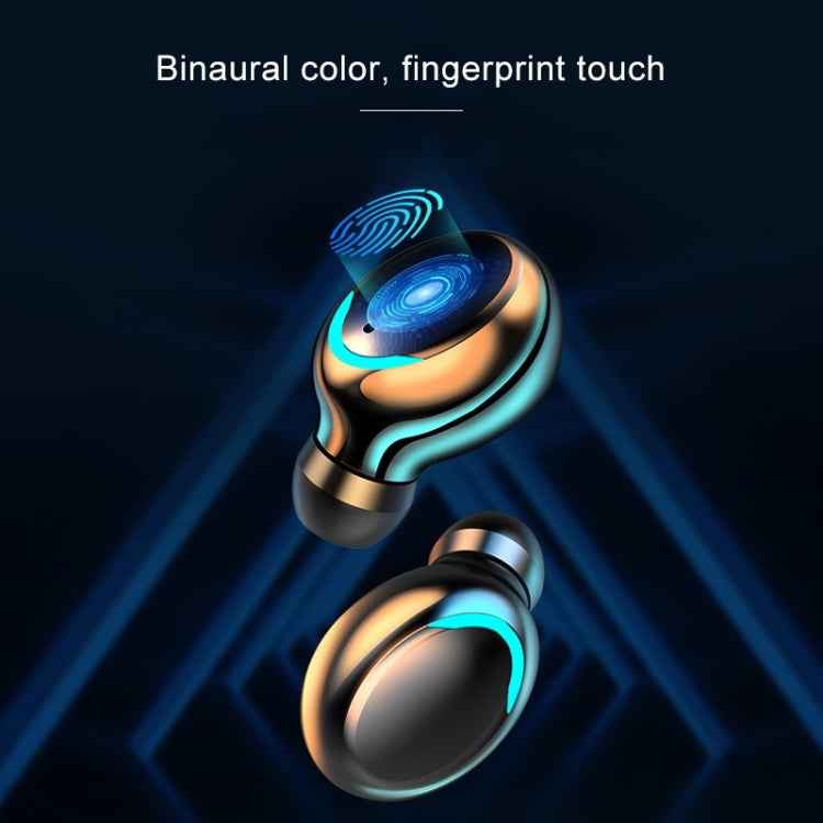 F9-5C Jerry Solution Touch Bluetooth Earphone with Magnetic Charging Box, Support Three-screen LED Power Display & Power Bank & Call & Siri & Hand Strap