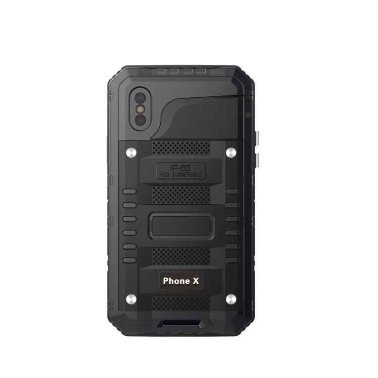 For iPhone X / XS Waterproof Dustproof Shockproof Zinc Alloy + Silicone Case