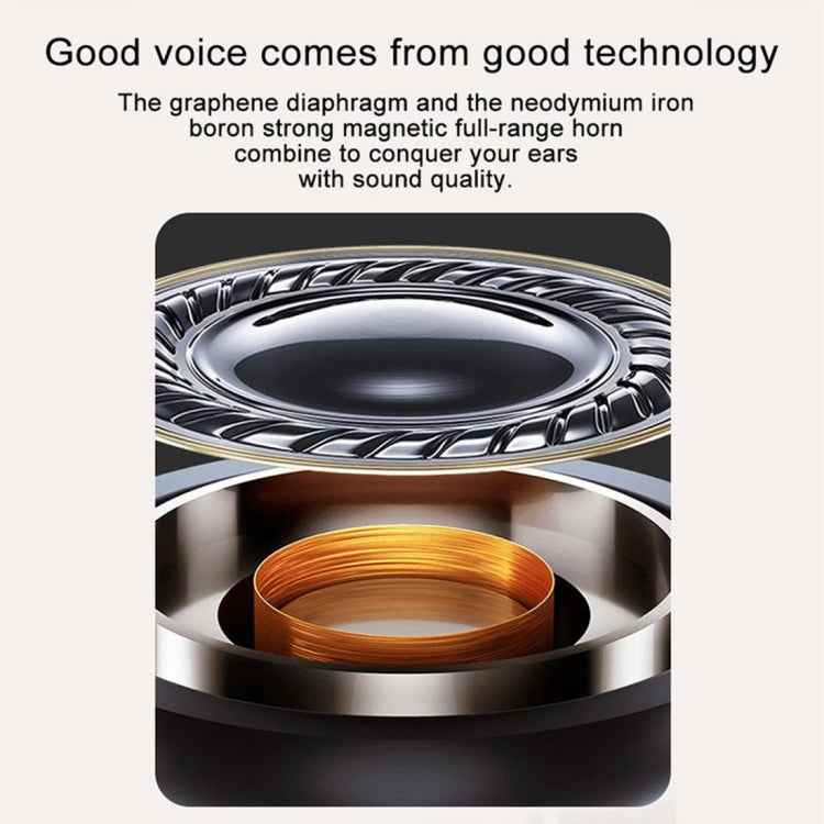 T-88 TWS Bluetooth V5.0 Wireless Stereo Earphones with Magnetic Charging Box