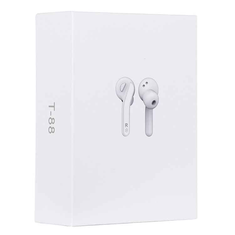 T-88 TWS Bluetooth V5.0 Wireless Stereo Earphones with Magnetic Charging Box