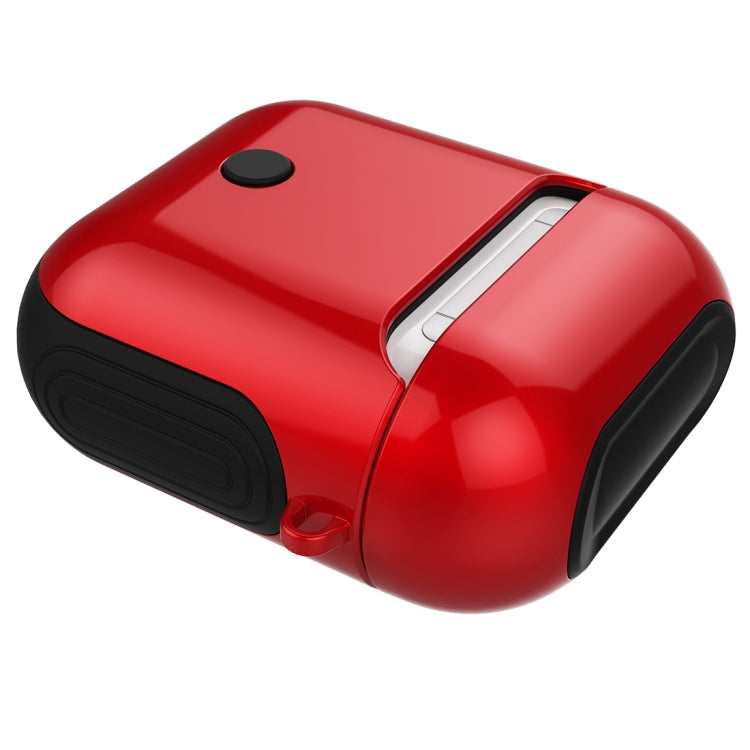 Varnished PC Bluetooth Earphones Case Anti-lost Storage Bag for Apple AirPods 1/2