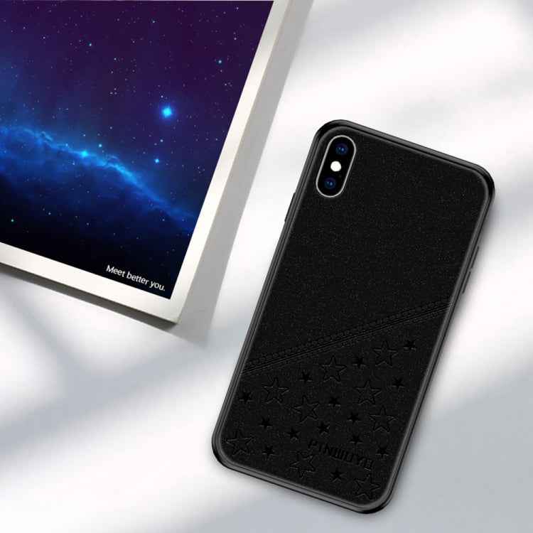 For iPhone X / XS PINWUYO Full Coverage Waterproof Shockproof PC+TPU+PU Case