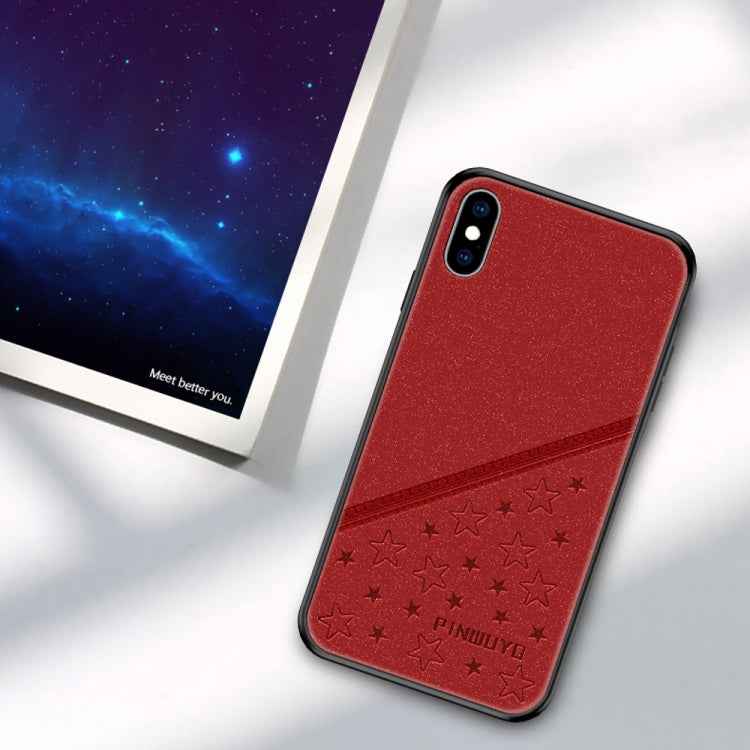 For iPhone X / XS PINWUYO Full Coverage Waterproof Shockproof PC+TPU+PU Case